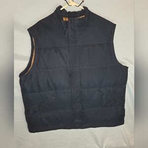 Eddie Bauer Dark Blue Quilted Vest